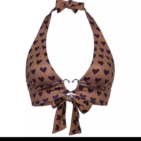 Purple Backless Halter Top - Picture 4 of 6